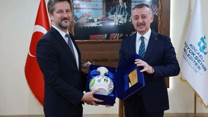 Macaristan Büyükelçisi Matis, Büyükakın’a konuk oldu